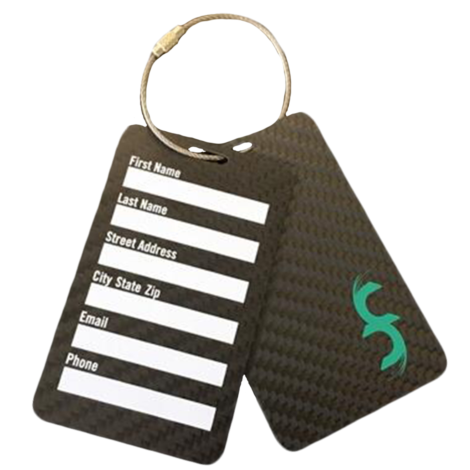 Carbon Fiber Luggage Tags 2