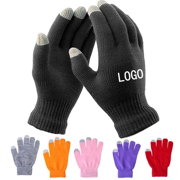 Winter Warm Knitted Screen Touch Gloves 4