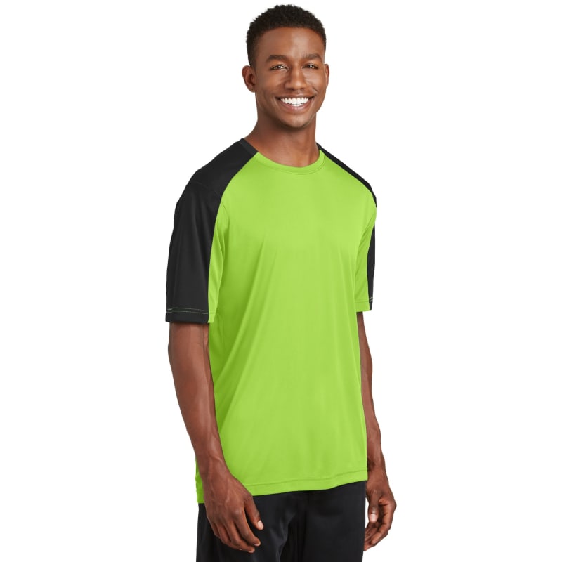 Sport-Tek PosiCharge Competitor Sleeve-Blocked Tee. 26
