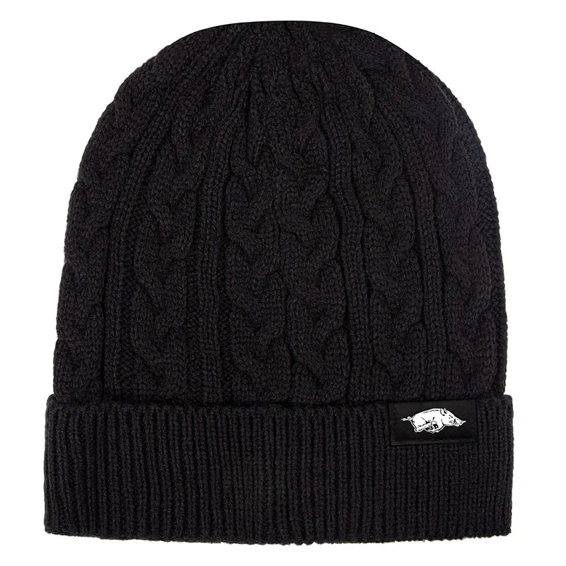Embroidered Adult Cable-Knit Beanie 5