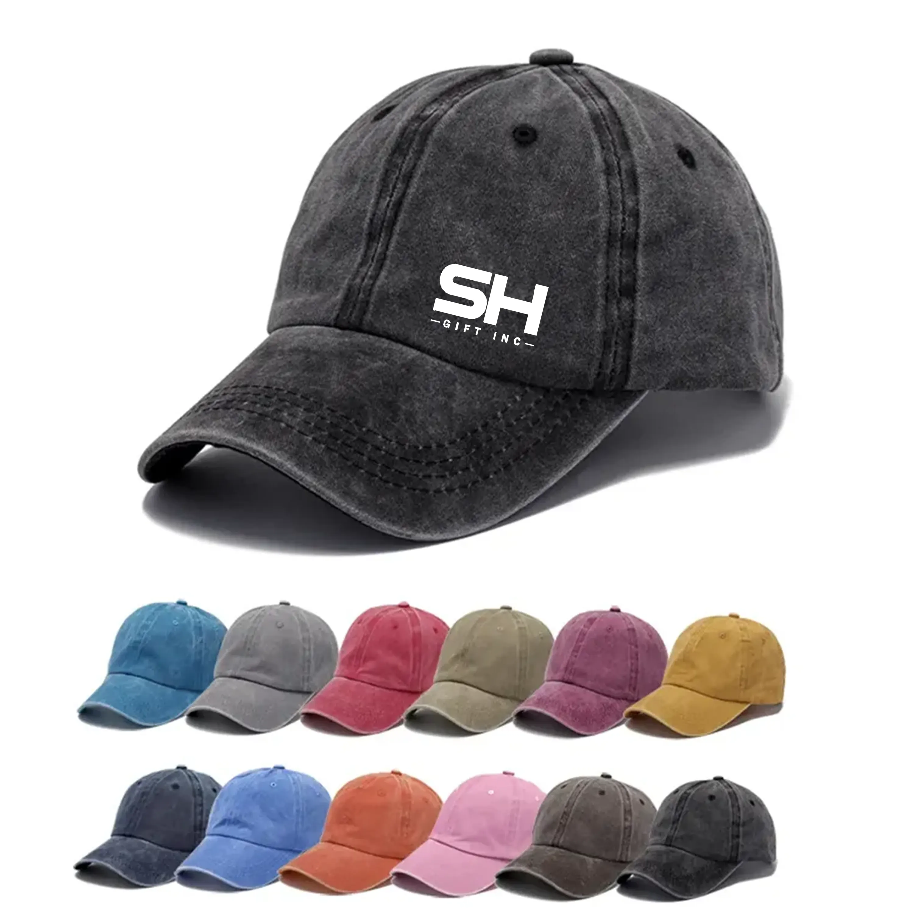 Soft Washed Vintage Adjustable Baseball Cap 3
