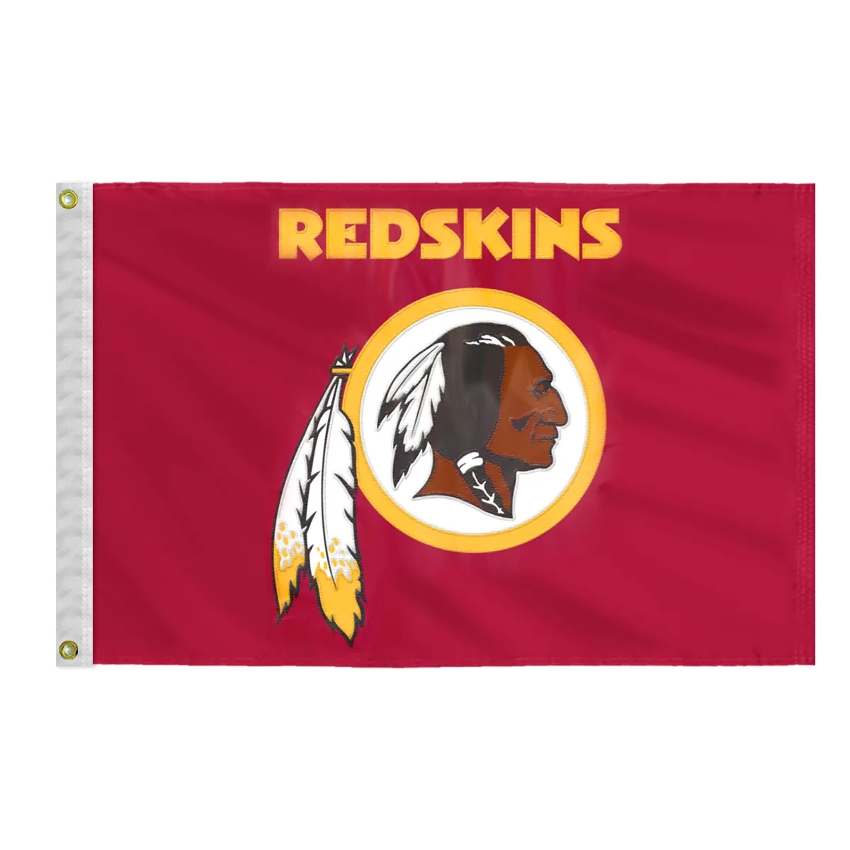 Applique & Embroidered Flag 20" x 30" Nylon 2