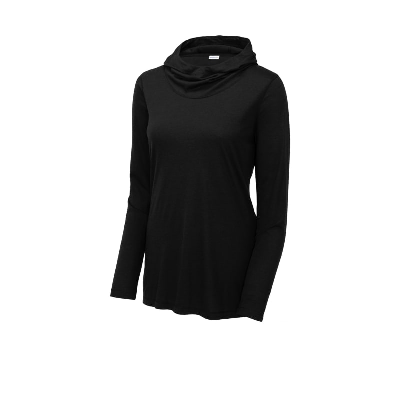 Sport-Tek Women's PosiCharge Tri-Blend Wicking Long Sleeve Hoodie 4