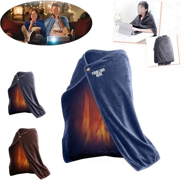 USB Heating Shawl Pad Blanket 2