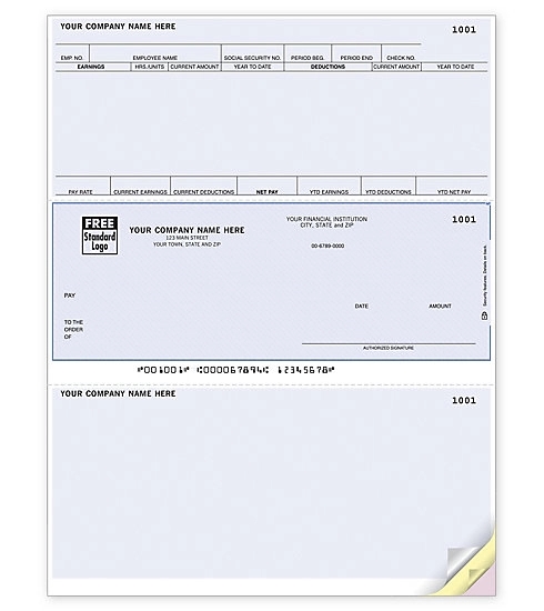 Laser payroll check 1