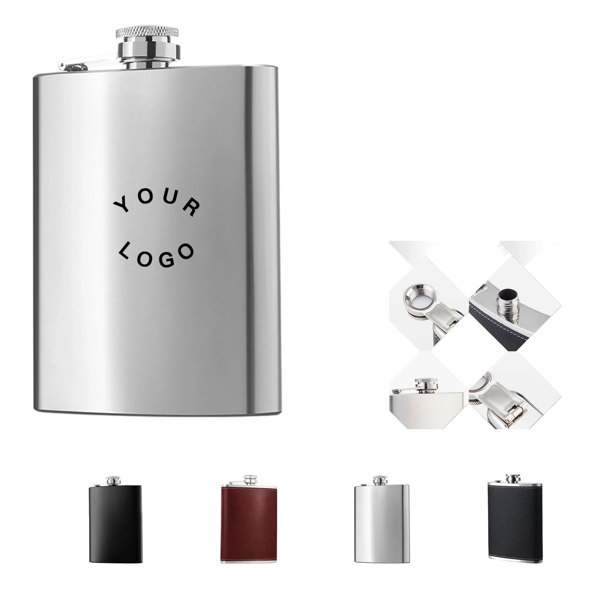 Leakproof Stainless Liquor Flask for Gifts 2