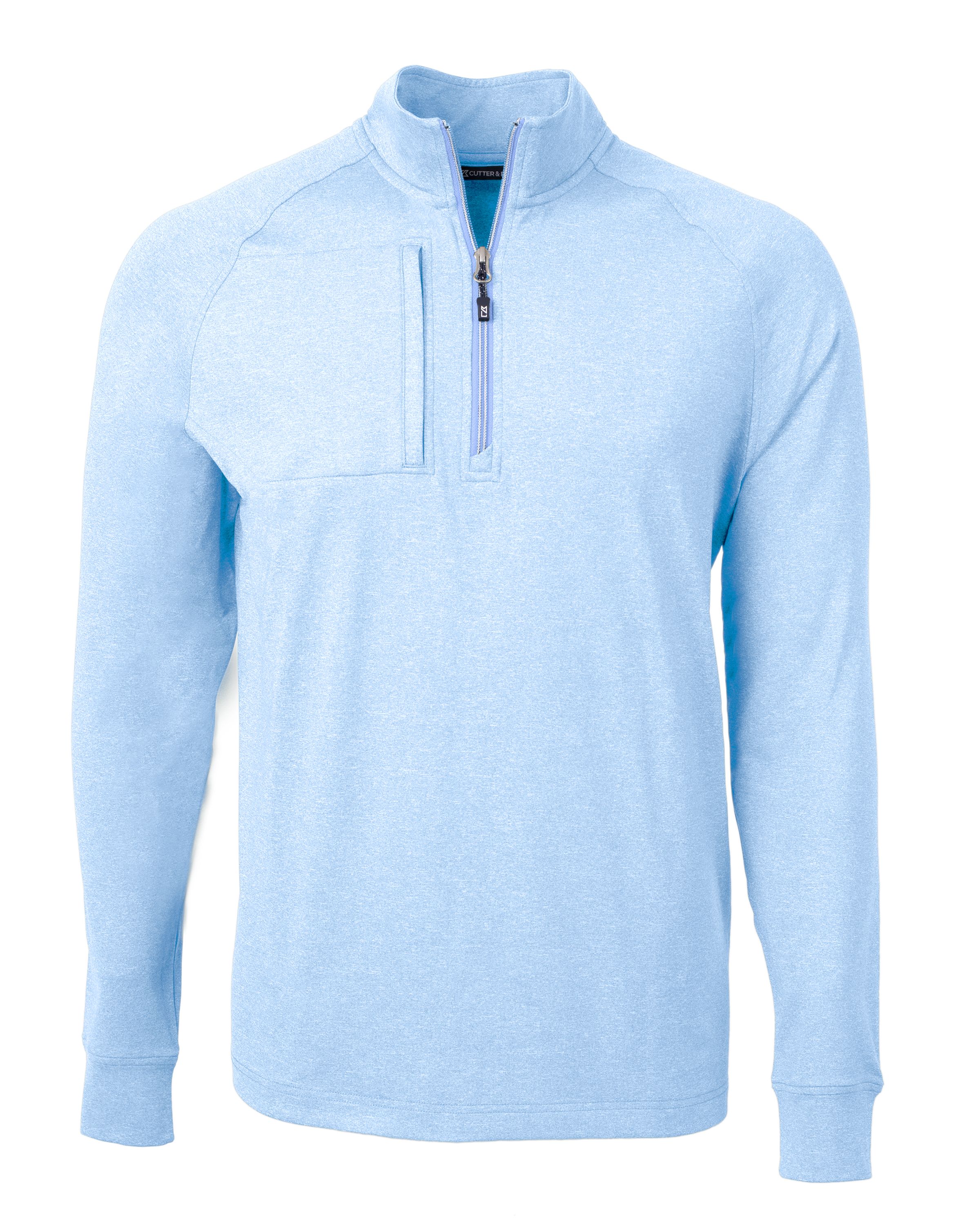 Adapt Eco Knit Heather Mens Quarter Zip Pullover