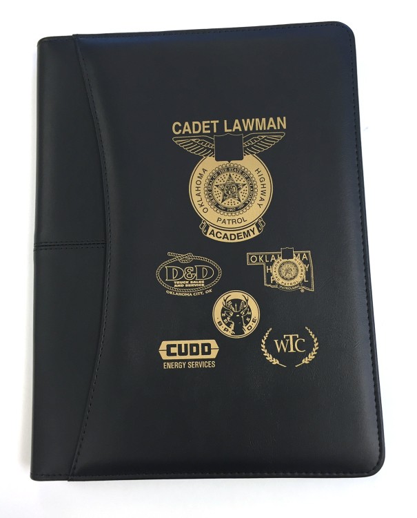 Pinnacle Padfolio Folder w/ Calculator, Zipper & USB Holder 1