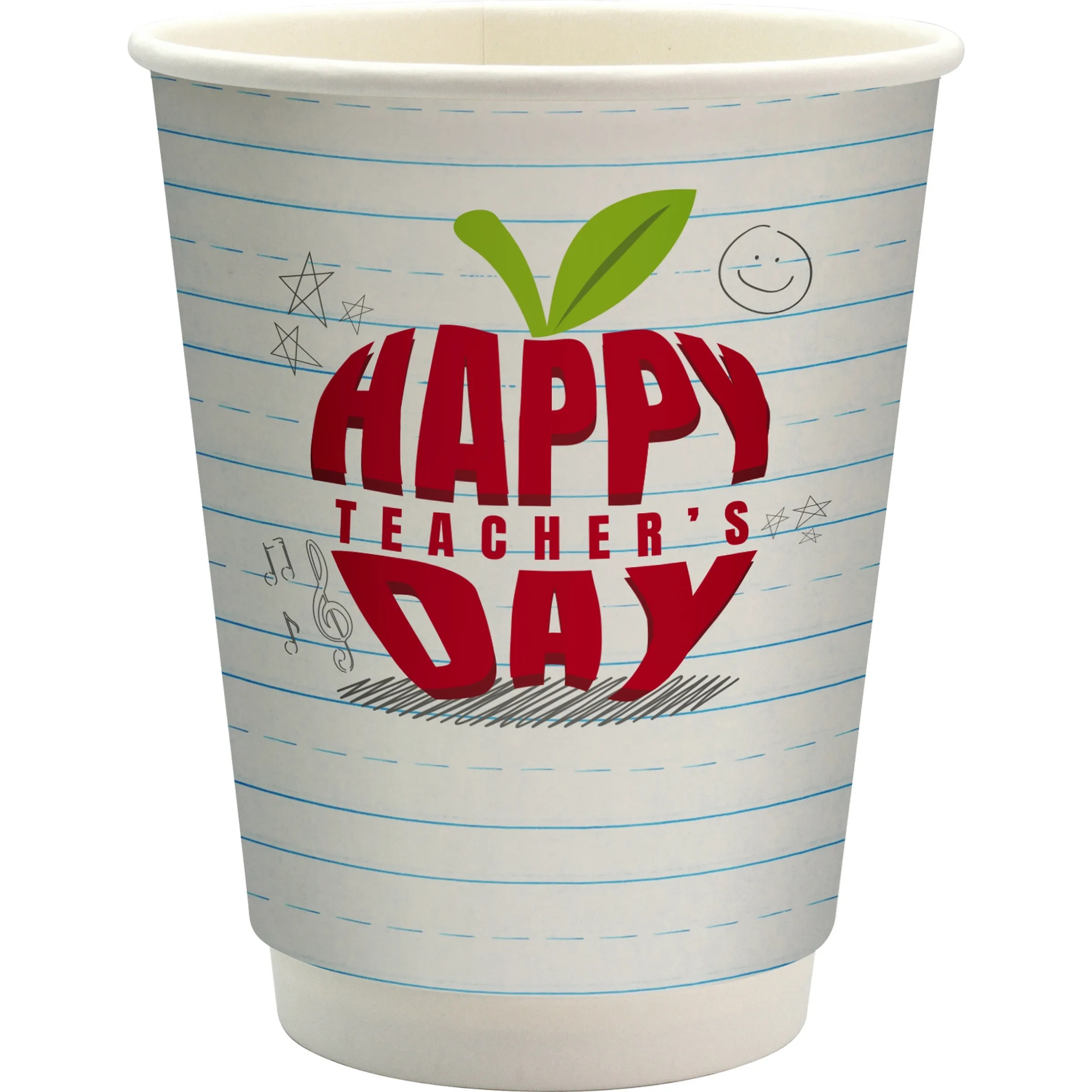 12 oz. Teacher Full Color Paper Cup 3