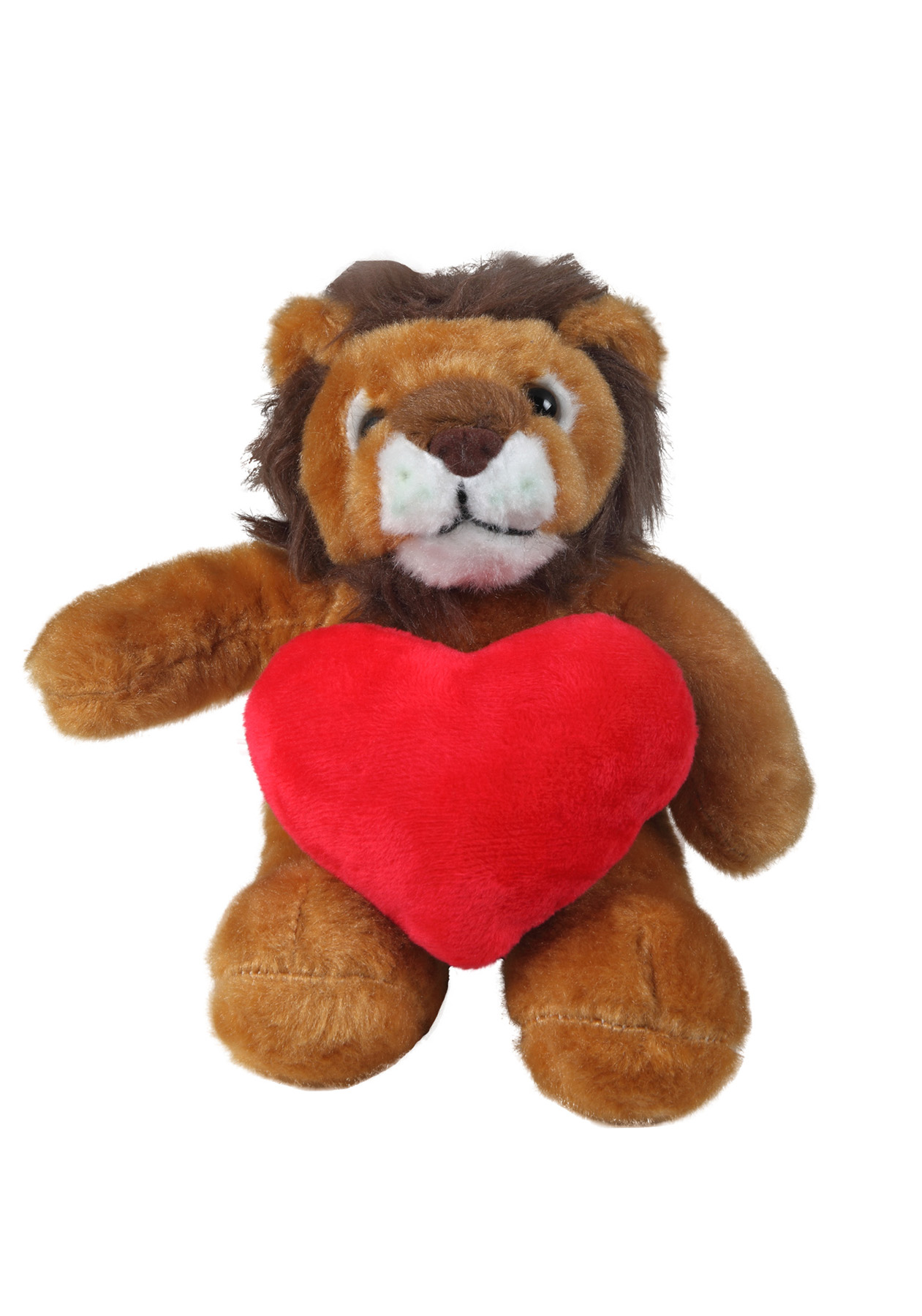 soft plush Lion with heart