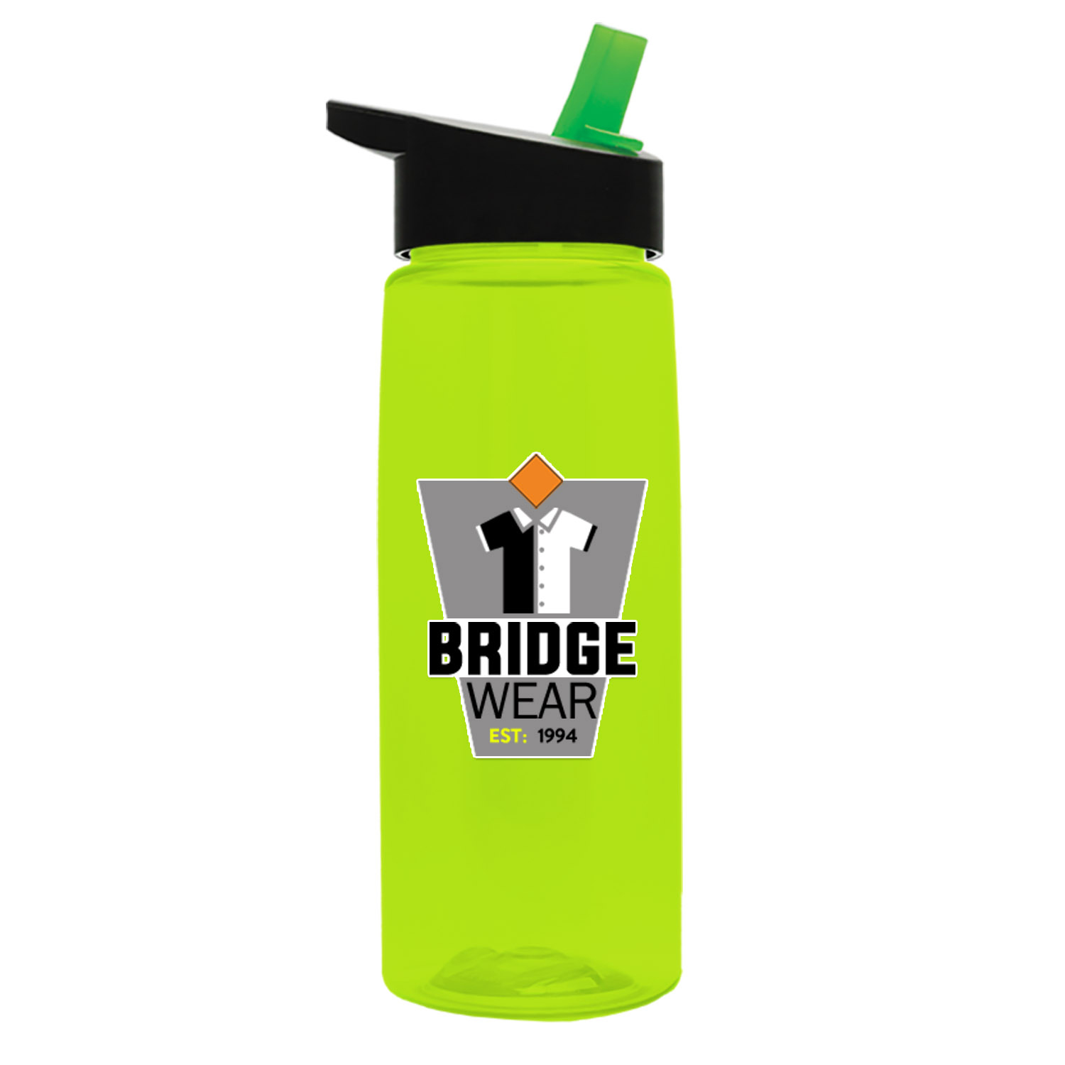 Garyline® Flair Tritan® Bottle with Flip-Straw Lid - 26 oz. 185