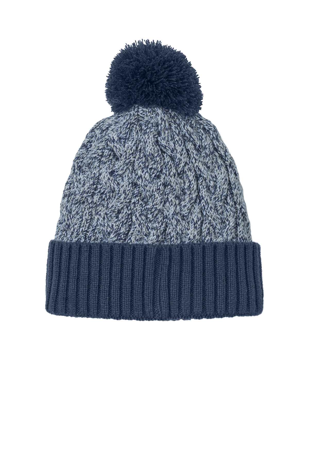 New Era Marled Knit Pom Beanie NE910 17