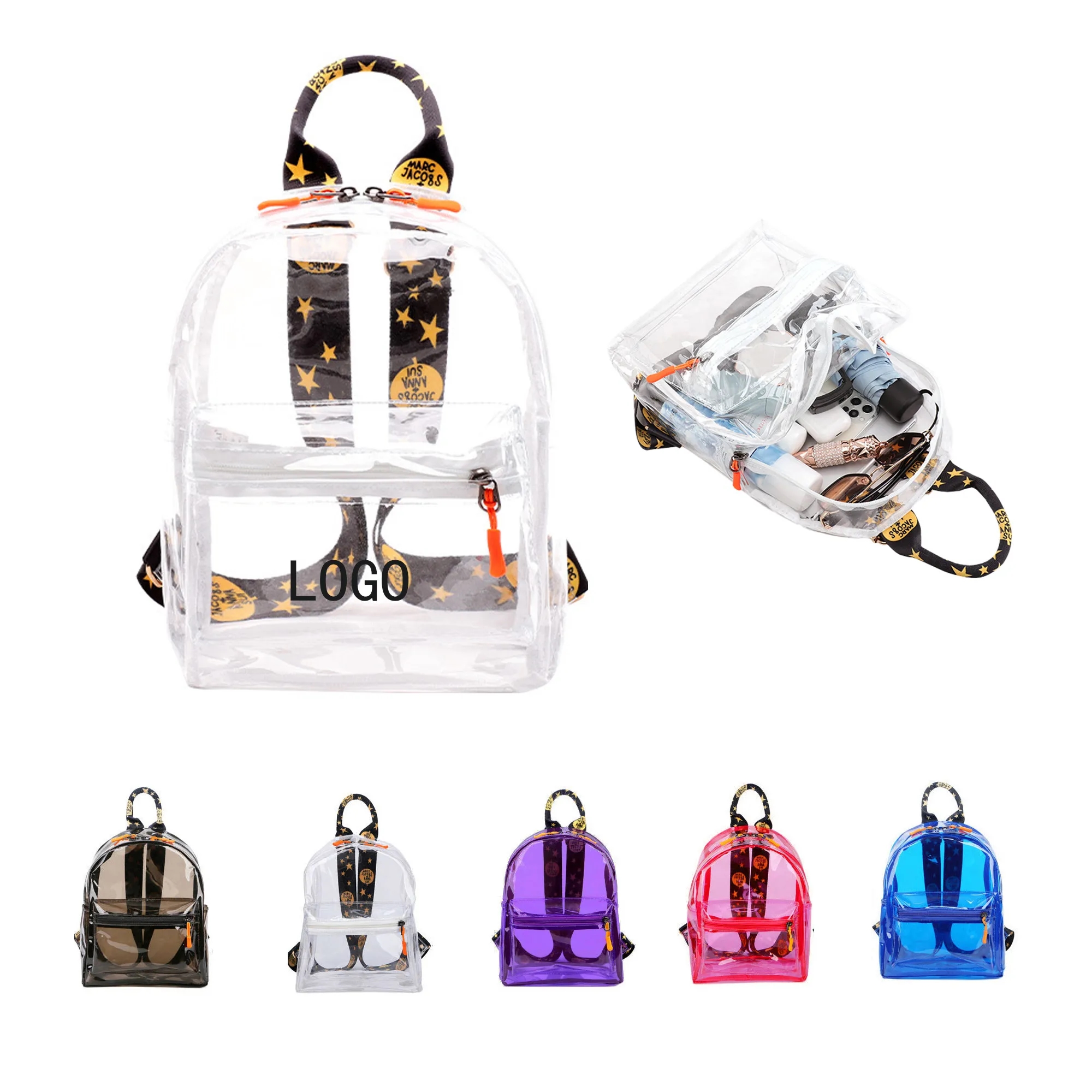 Fashion Transparent PVC Backpack 2