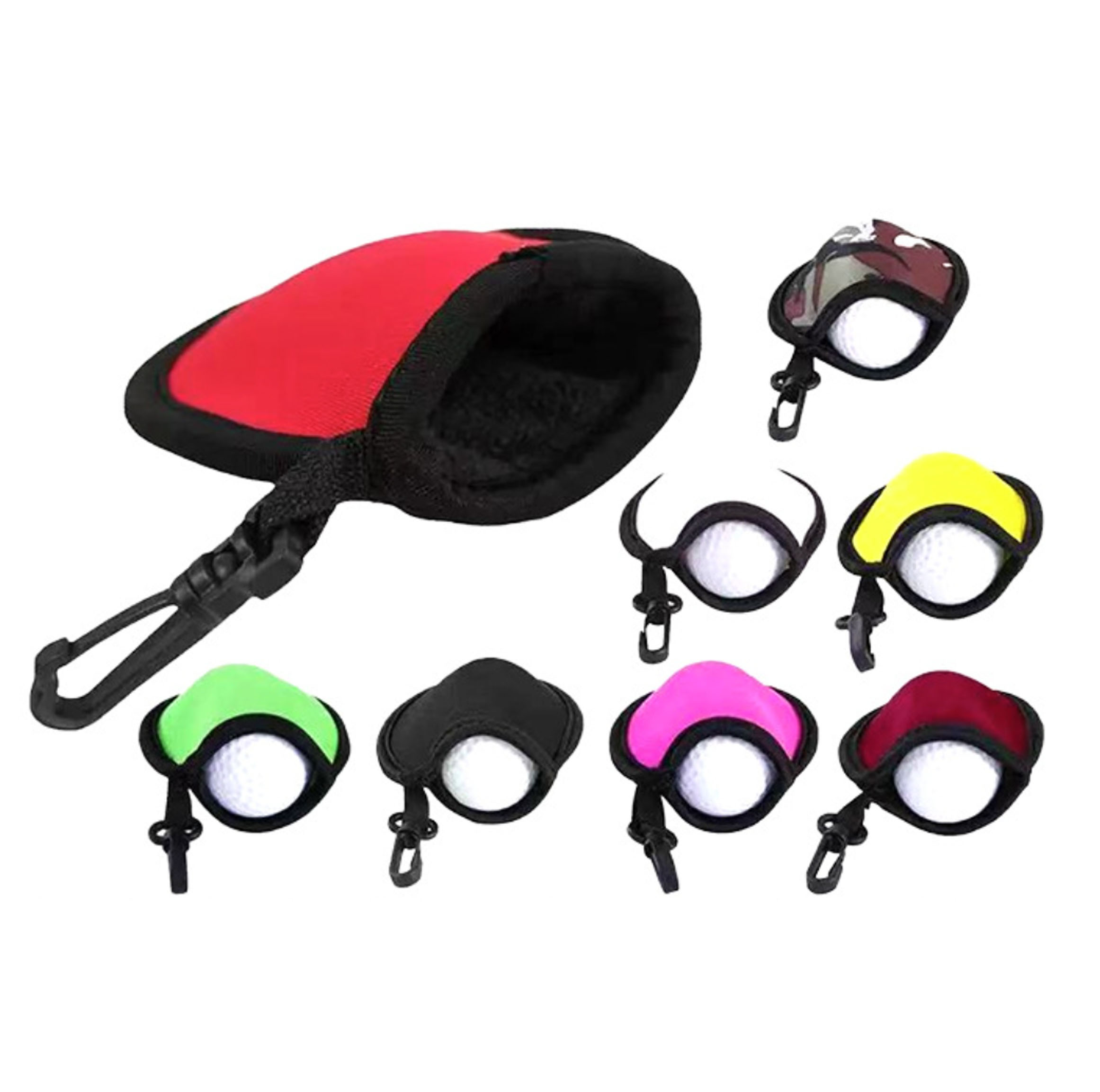 Durable Clip-On Golf Ball Cleaning Pouch 2