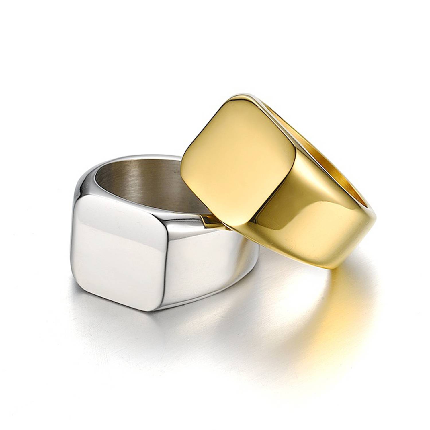 Punk Style Personalized Cast Titanium Steel Ring 3