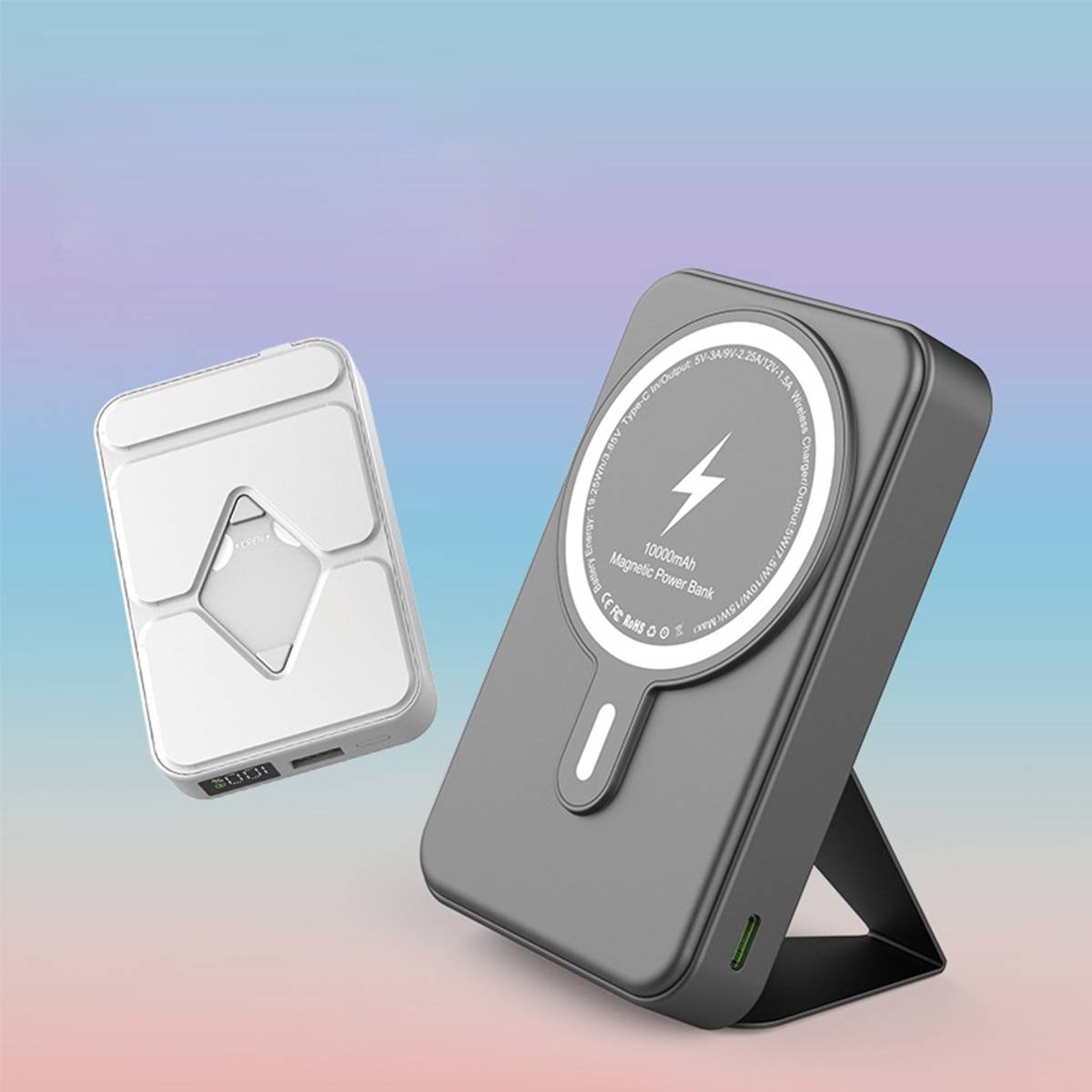Magnetic Wireless Portable Charger Foldable 4
