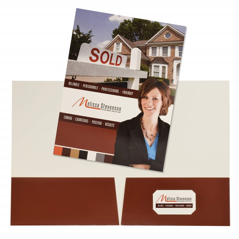 9 X 12 Inch Full Color Two-Pocket Presentation Folders 9