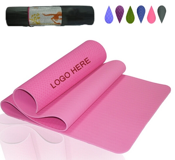 TPE Yoga Mat & Carrying Case 1
