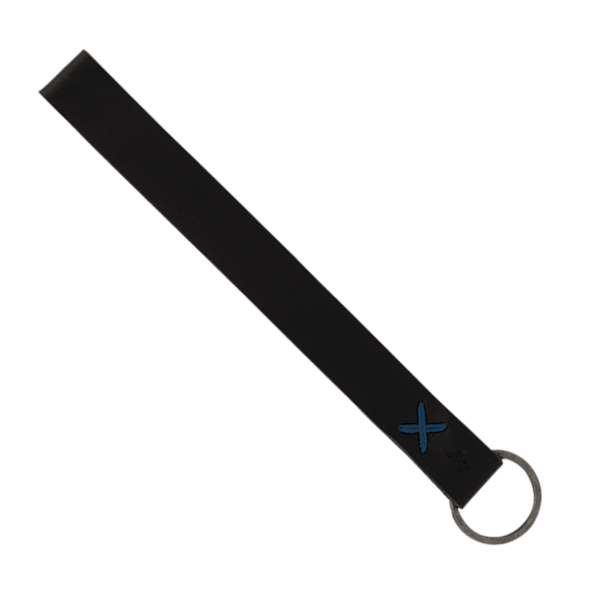 Hayward Leather Wrist Keychain with Metal Split-Ring 38