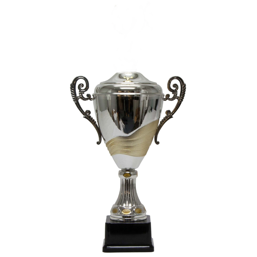 Two-Tone Loving Cup W/Figure 3