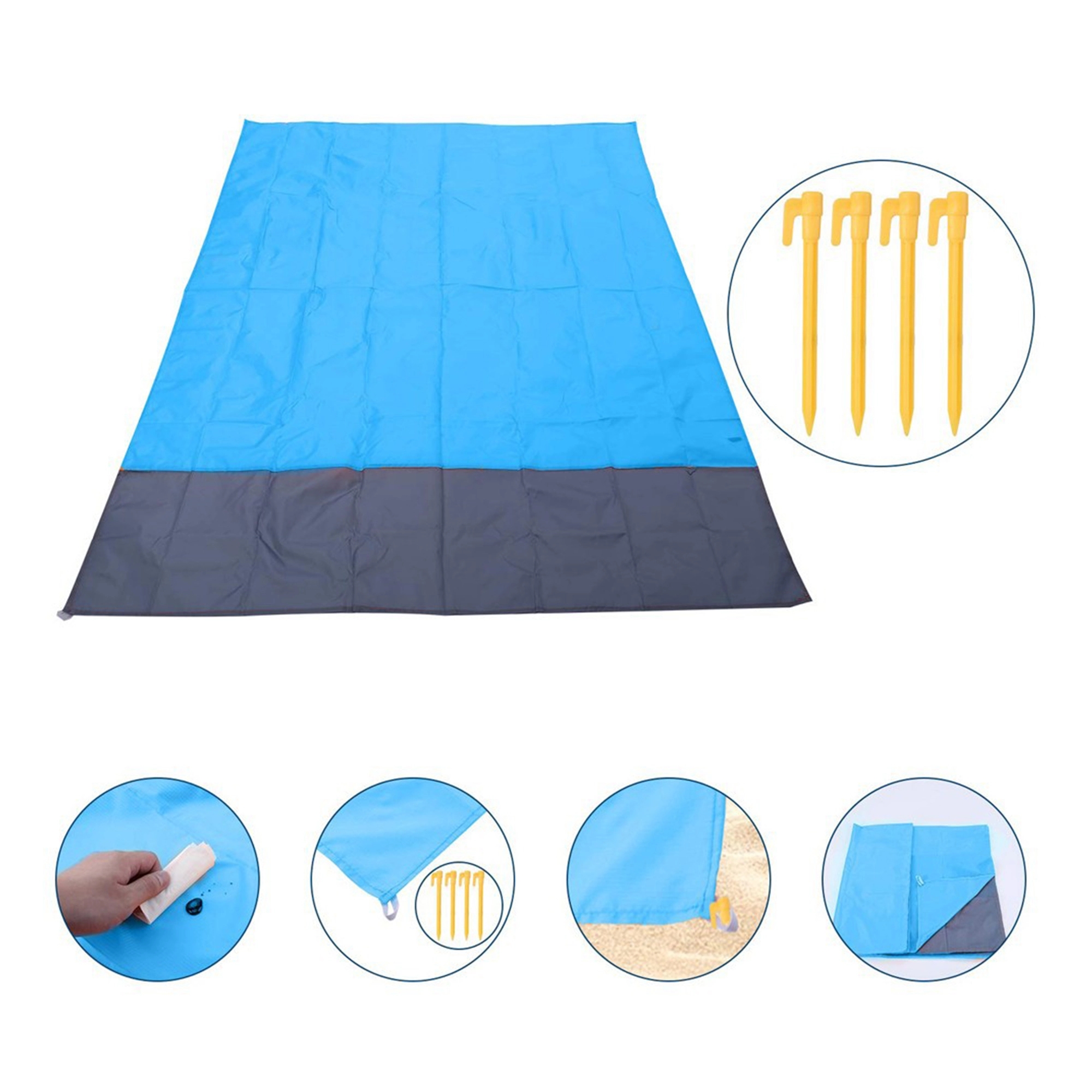 Sandproof Oversize Outdoor Beach Mat 2