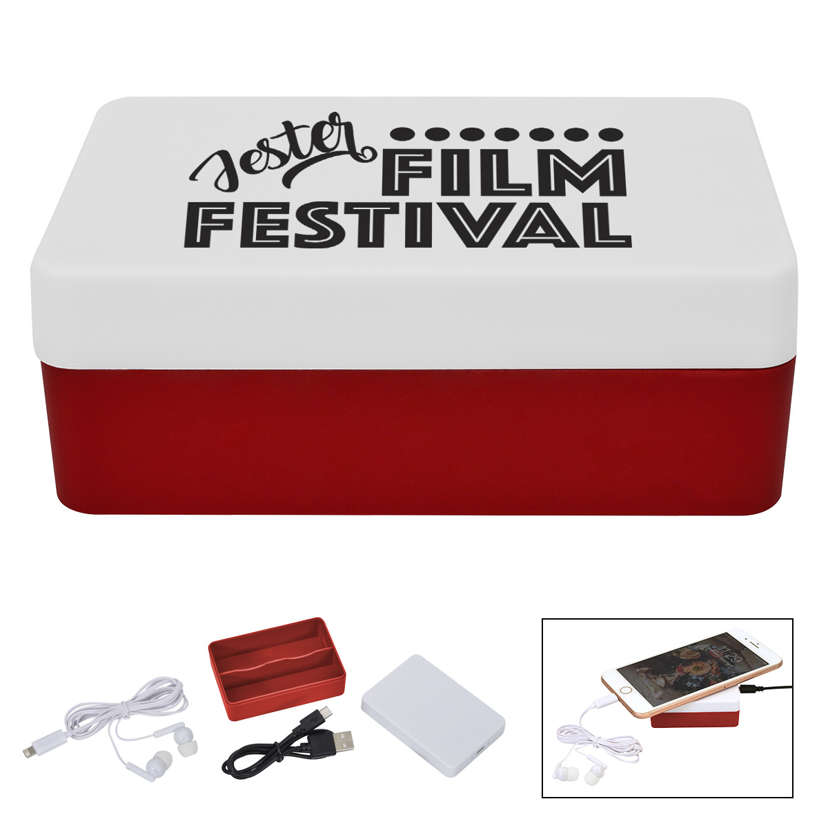 3-In-1 Stowaway Wireless Charging Kit With Earbuds 11