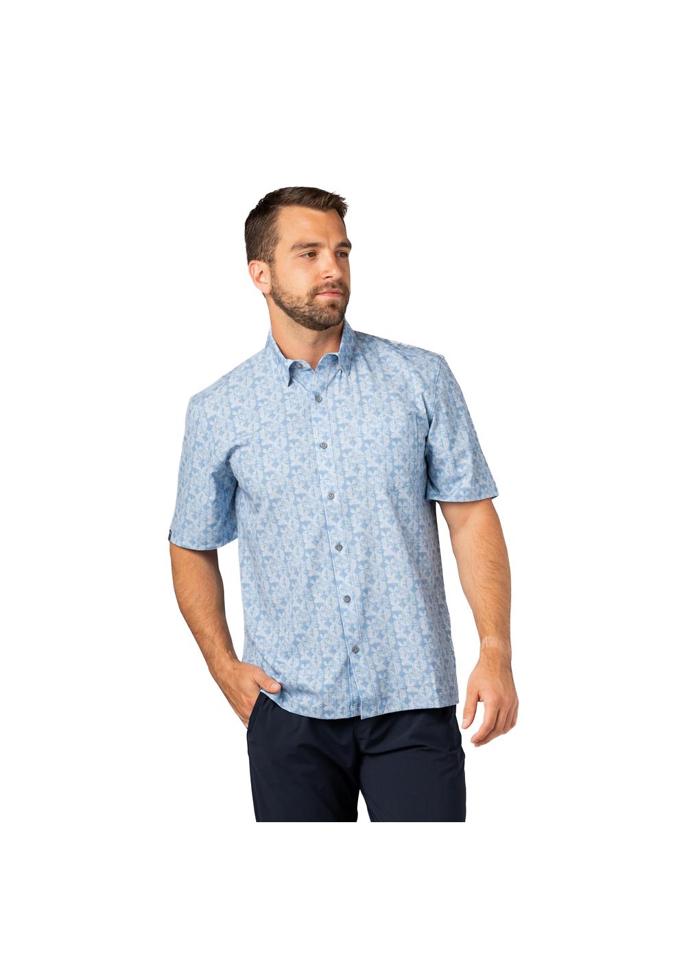 Storm Creek Men's Enthusiast 4-Way Stretch Printed Short Sleeve Outdoor Shirt 4