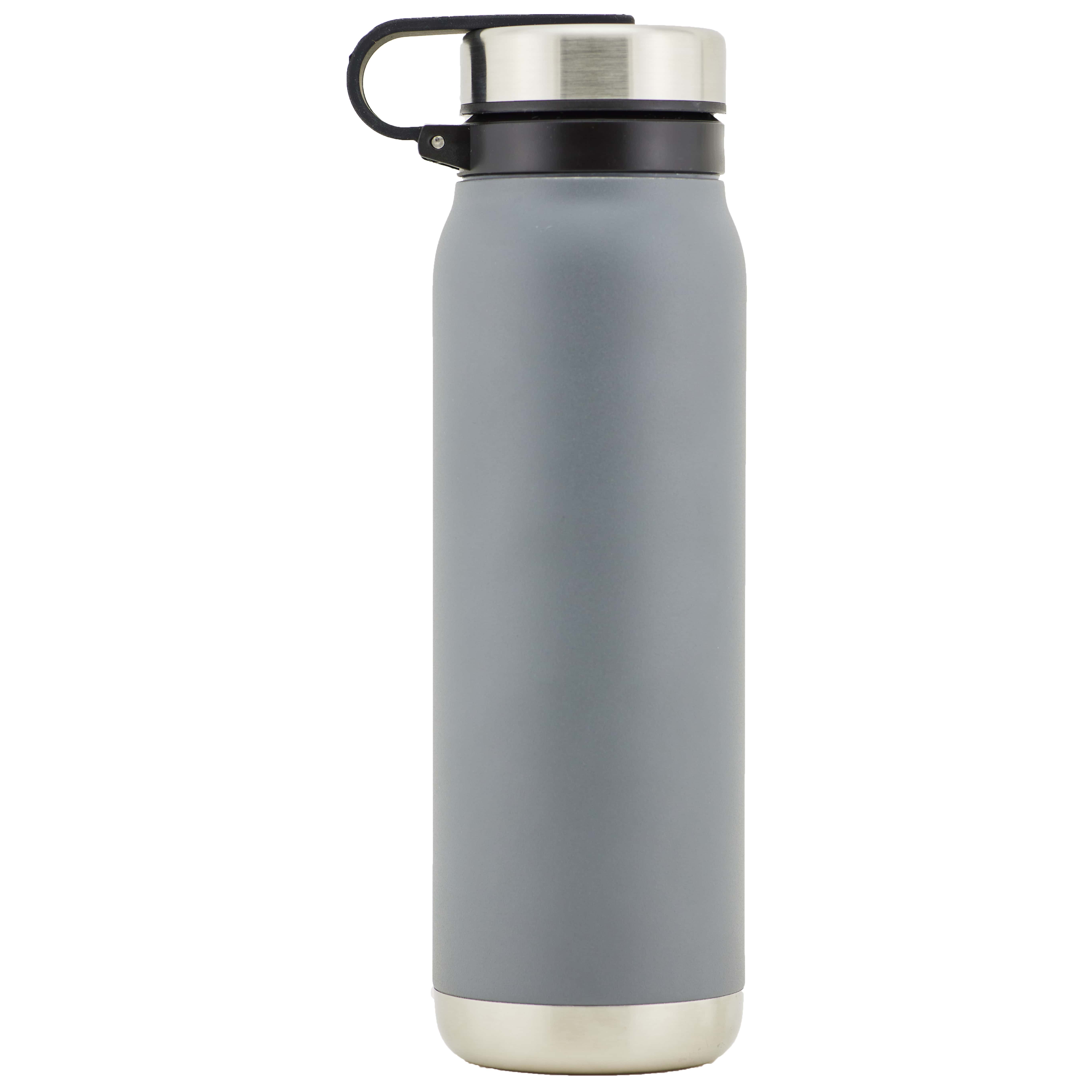 Traveler 20oz Double Wall Stainless Steel Vacuum Insulated Bottle (Grey)