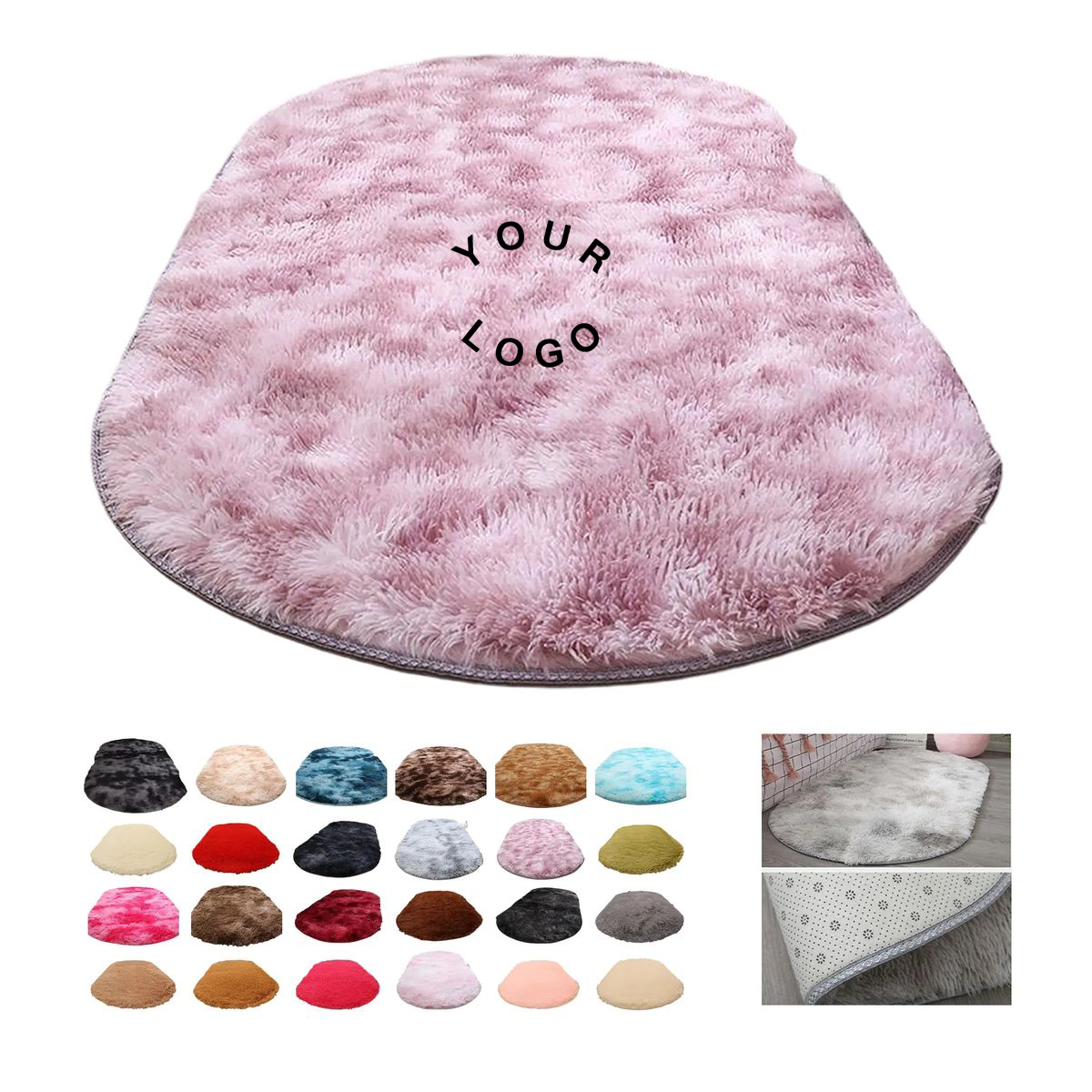 Plush Polyester Faux Fur Rug for Comfort 27