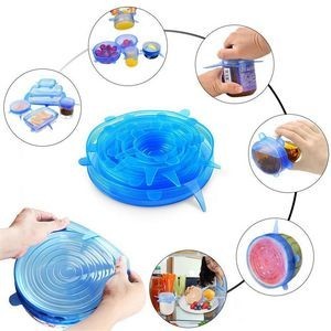 7 In 1 Silicone Food Storage Cover Lids With Reusable Bag 8