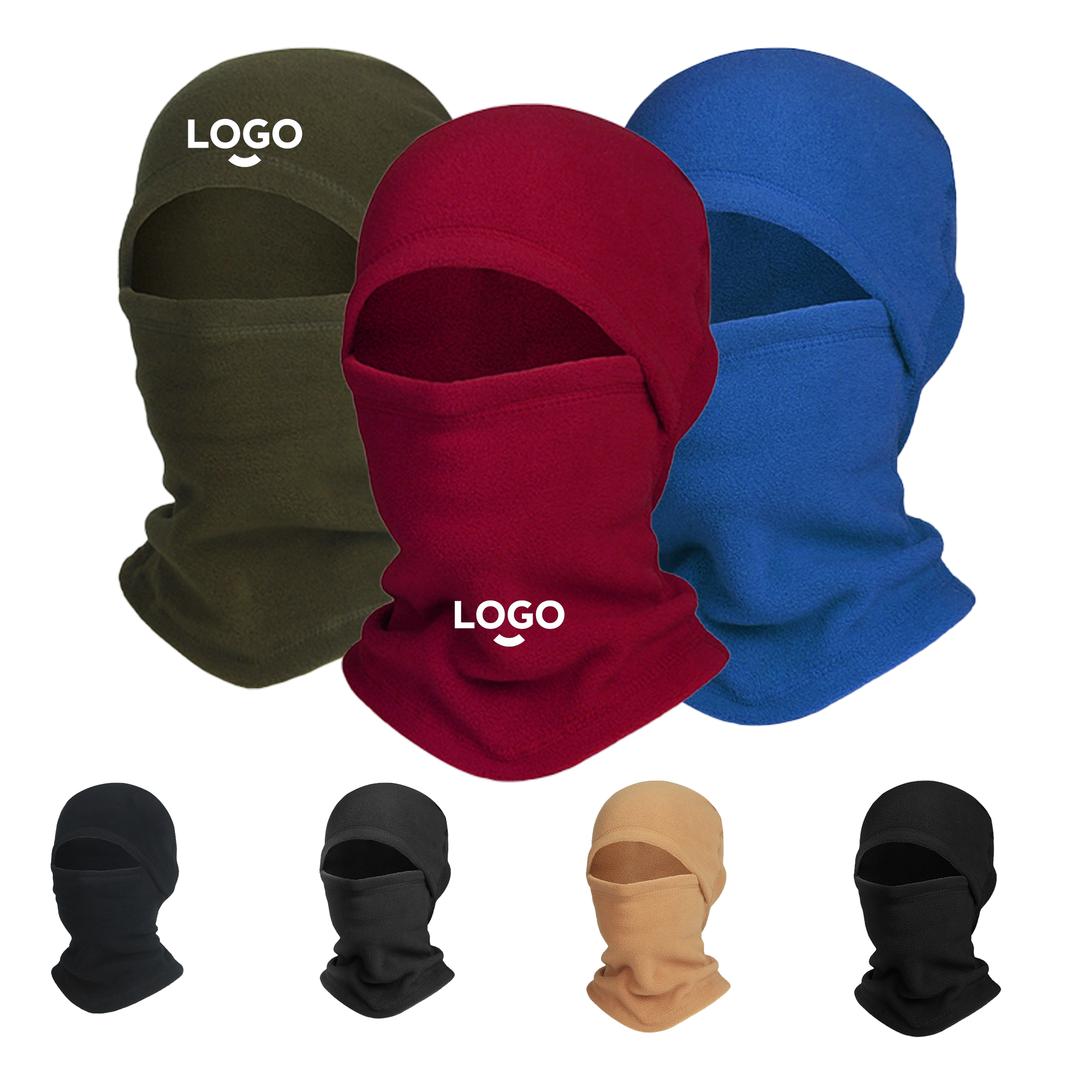Unisex Winter Ski 2-In-1 Hat & Mask (MOQ 20) 5