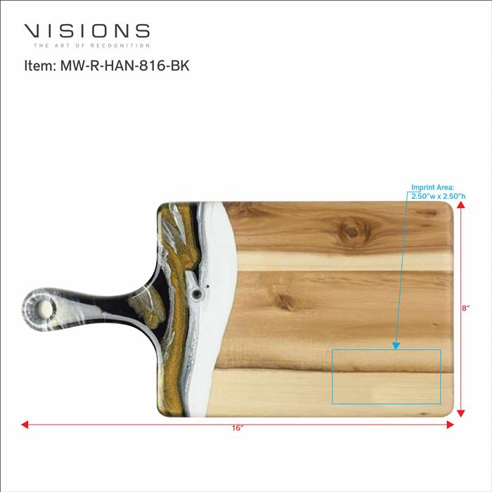 Medium Rectangle Acacia Board With Handle 7