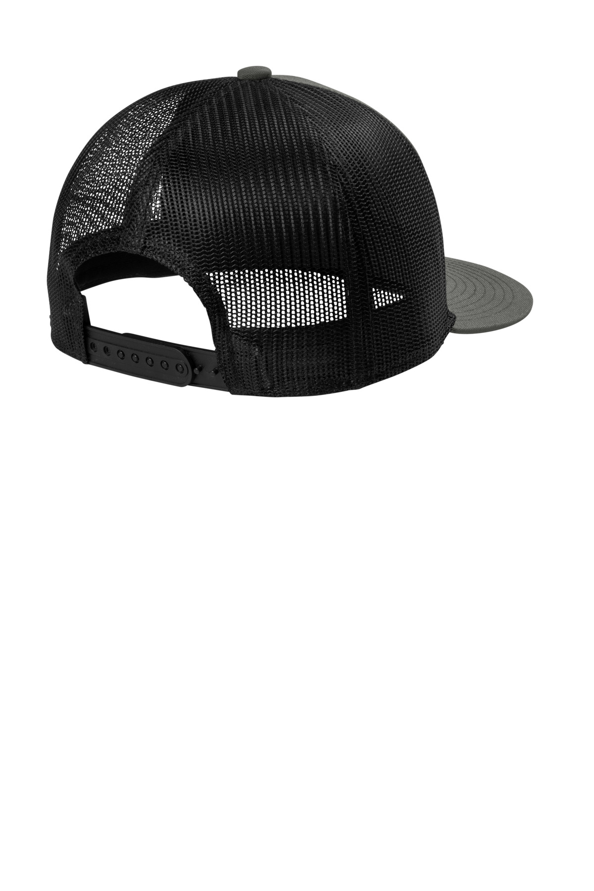 Port Authority Snapback Flat Bill Trucker Cap C407 11