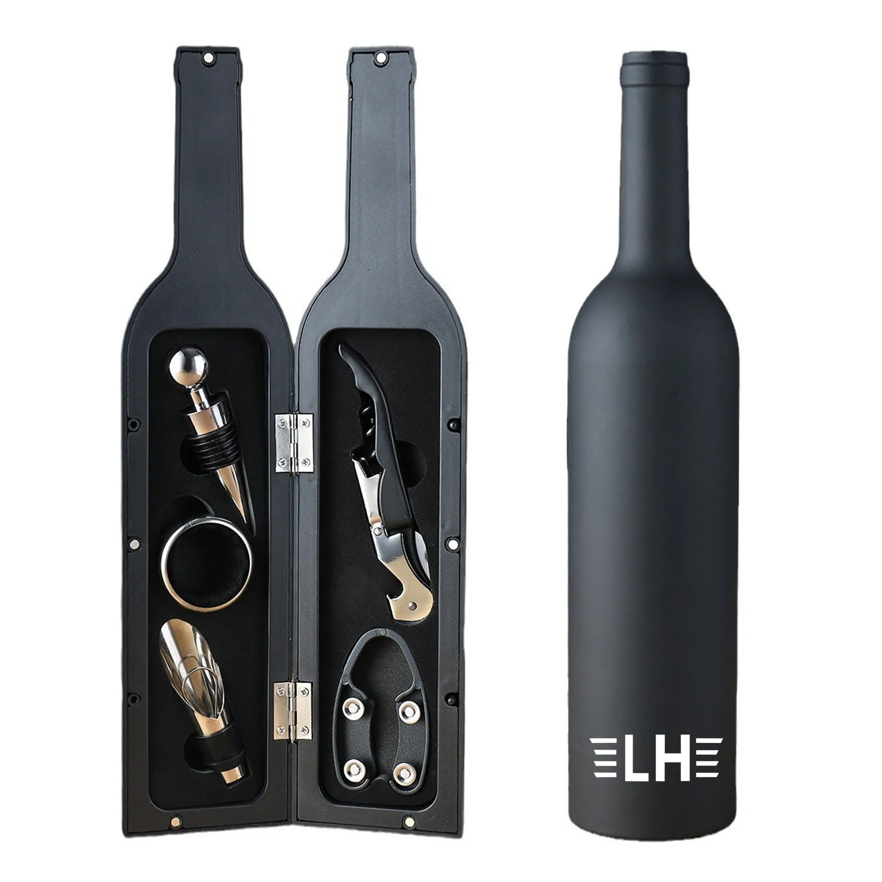 5-piece set of red wine corkscrew 2