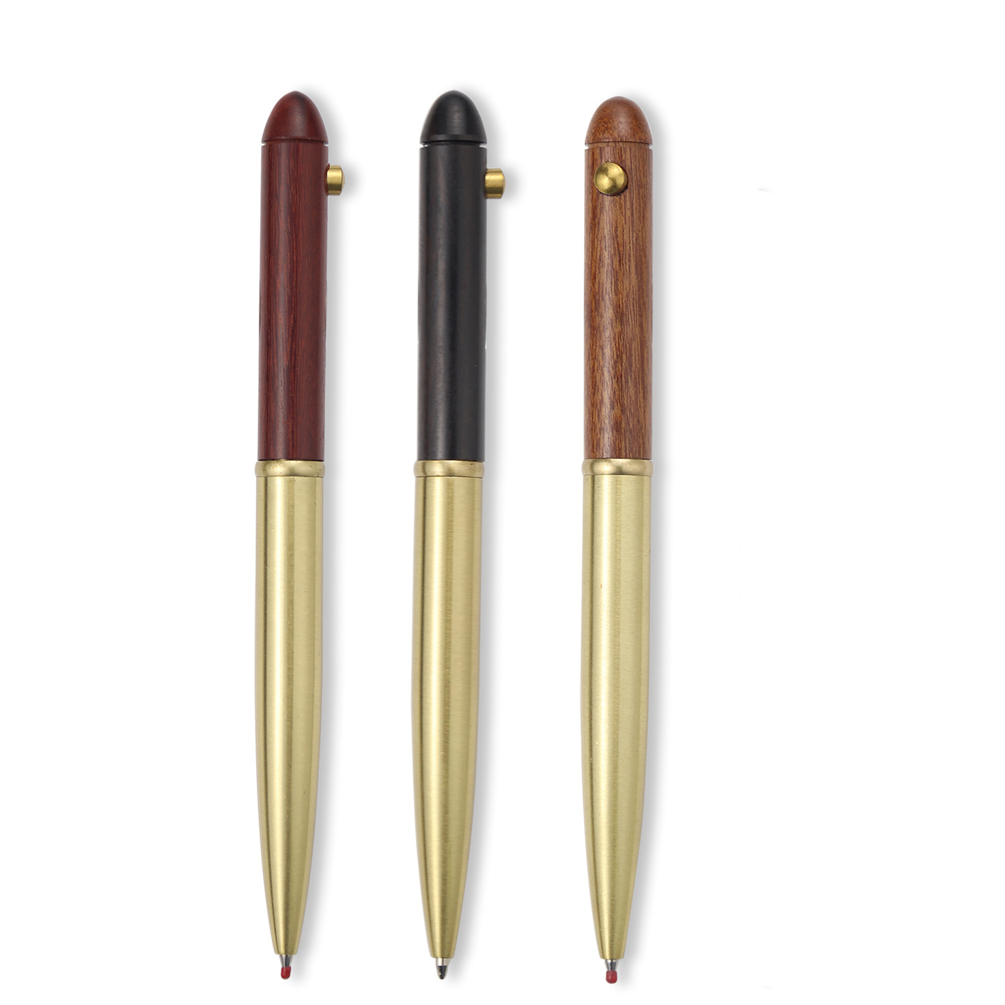Handcrafted Brass Wooden Ballpoint Pen 3