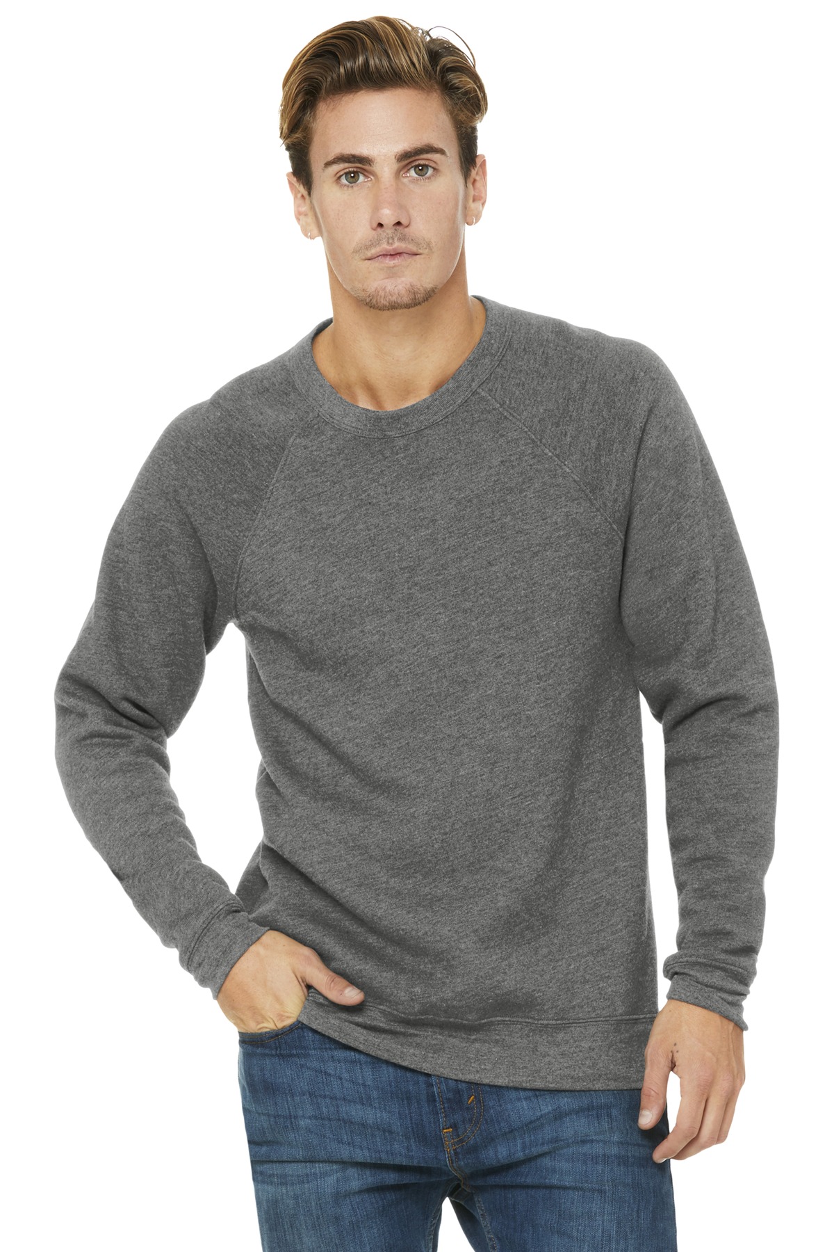 BELLA+CANVAS® Unisex Sponge Fleece Raglan Sweatshirt 13