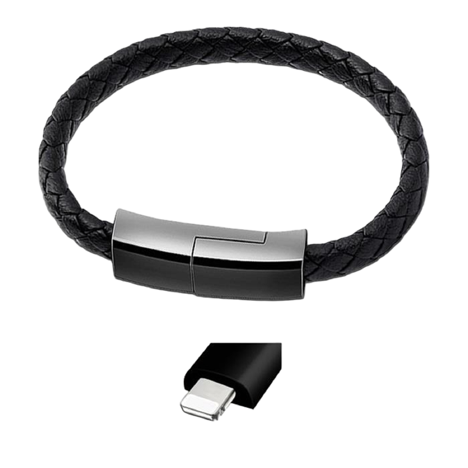 Lighting USB Leather Bracelet Fast Charging Cable 8