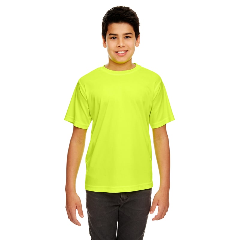 UltraClub Youth Cool & Dry Sport Performance Interlock T-Shirt 64