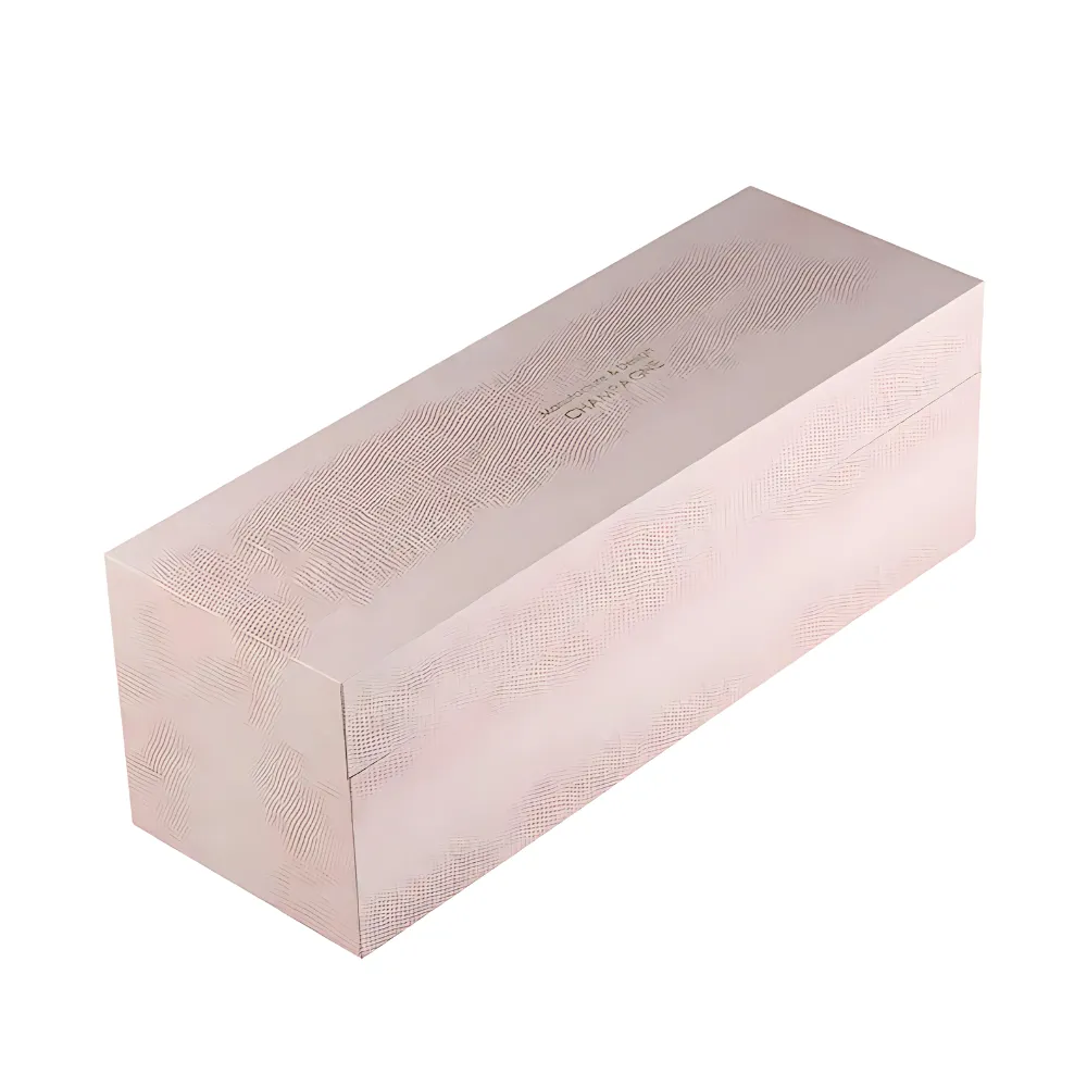 1-Bottle Pink Leather Wine Gift Box 9