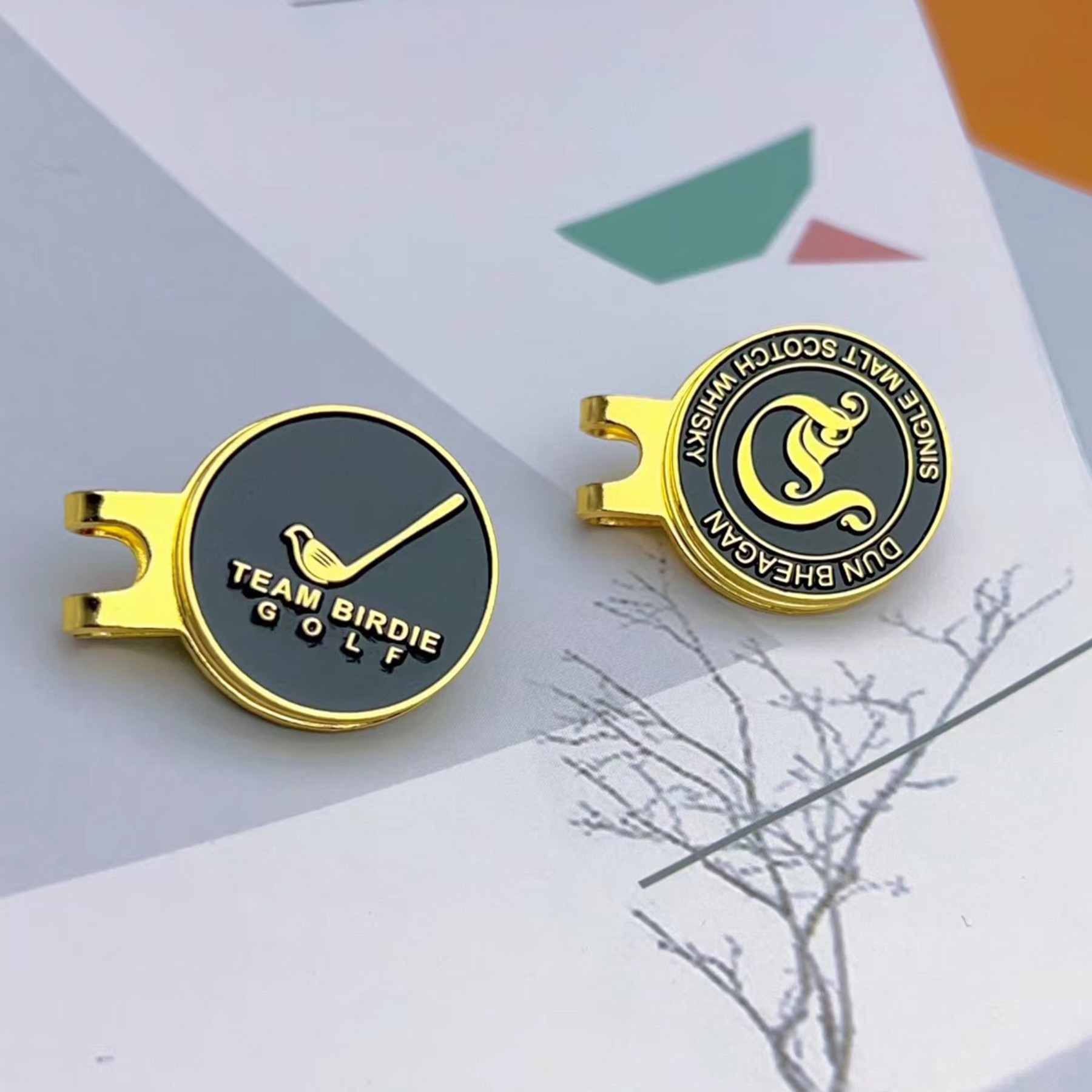 Customizable Magnetic Cap Clip For Golf Ball Marker 4