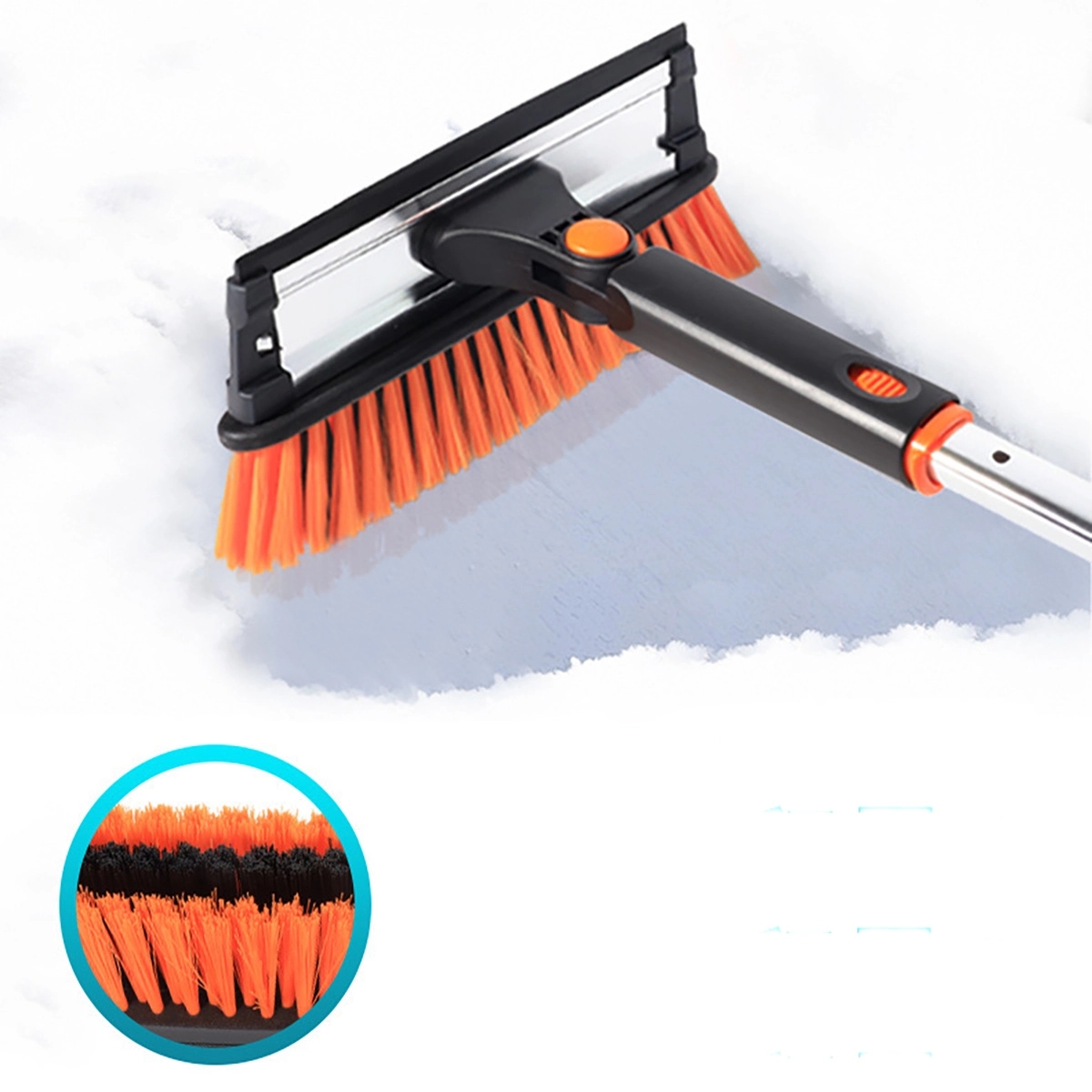 3 In 1 Extendable Detachable Ice Scraper Snow Brush 3