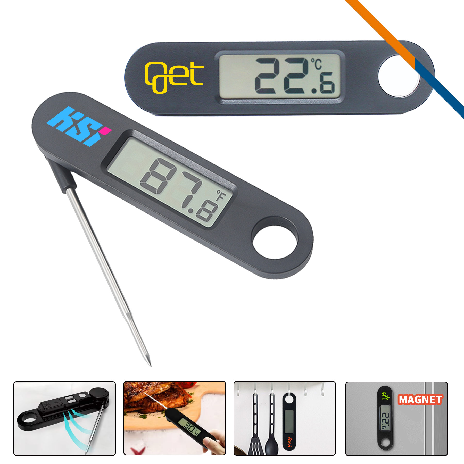 Amey Foldable Digital Food Thermometer 3