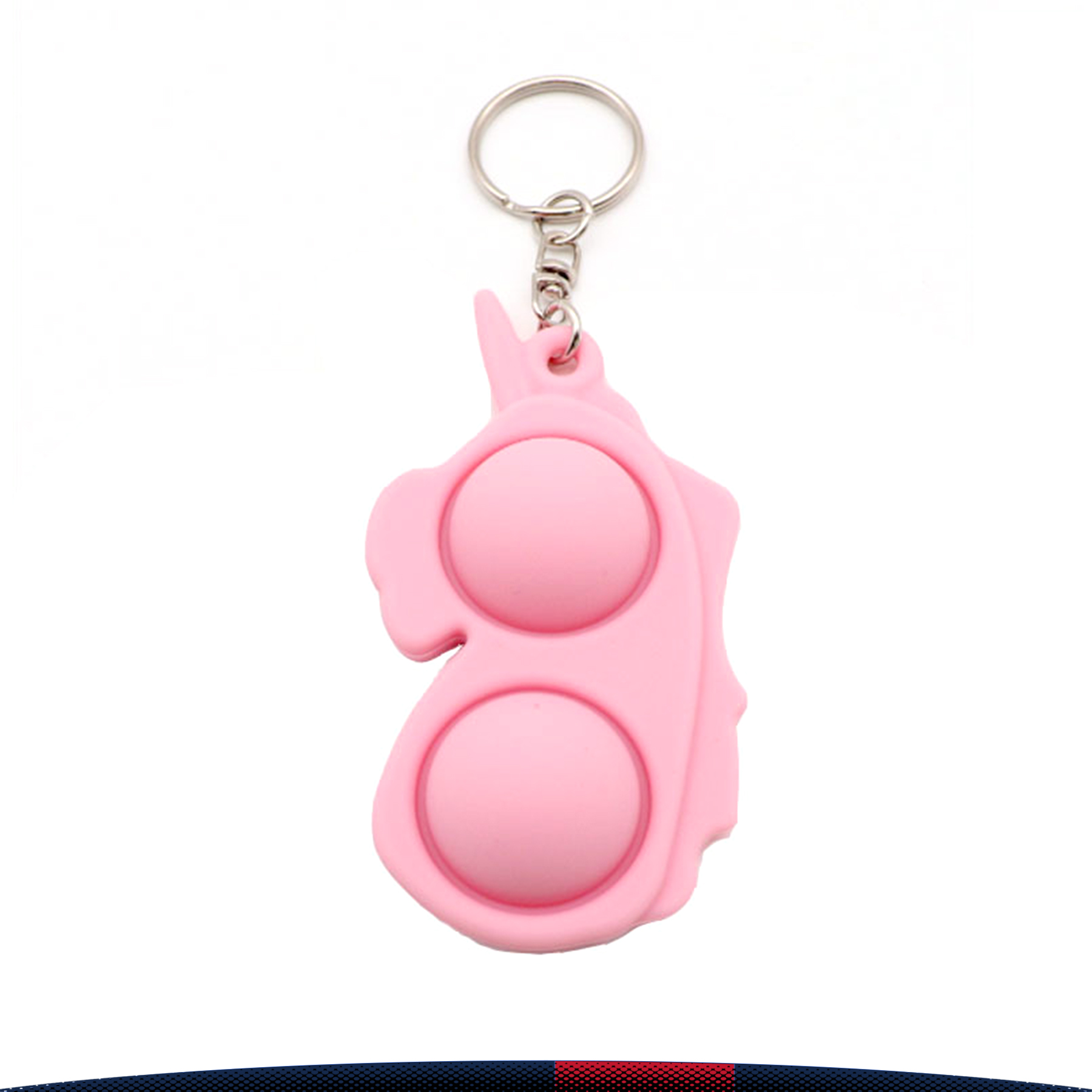 Unicorn Push Pop Bubble Keychain 5