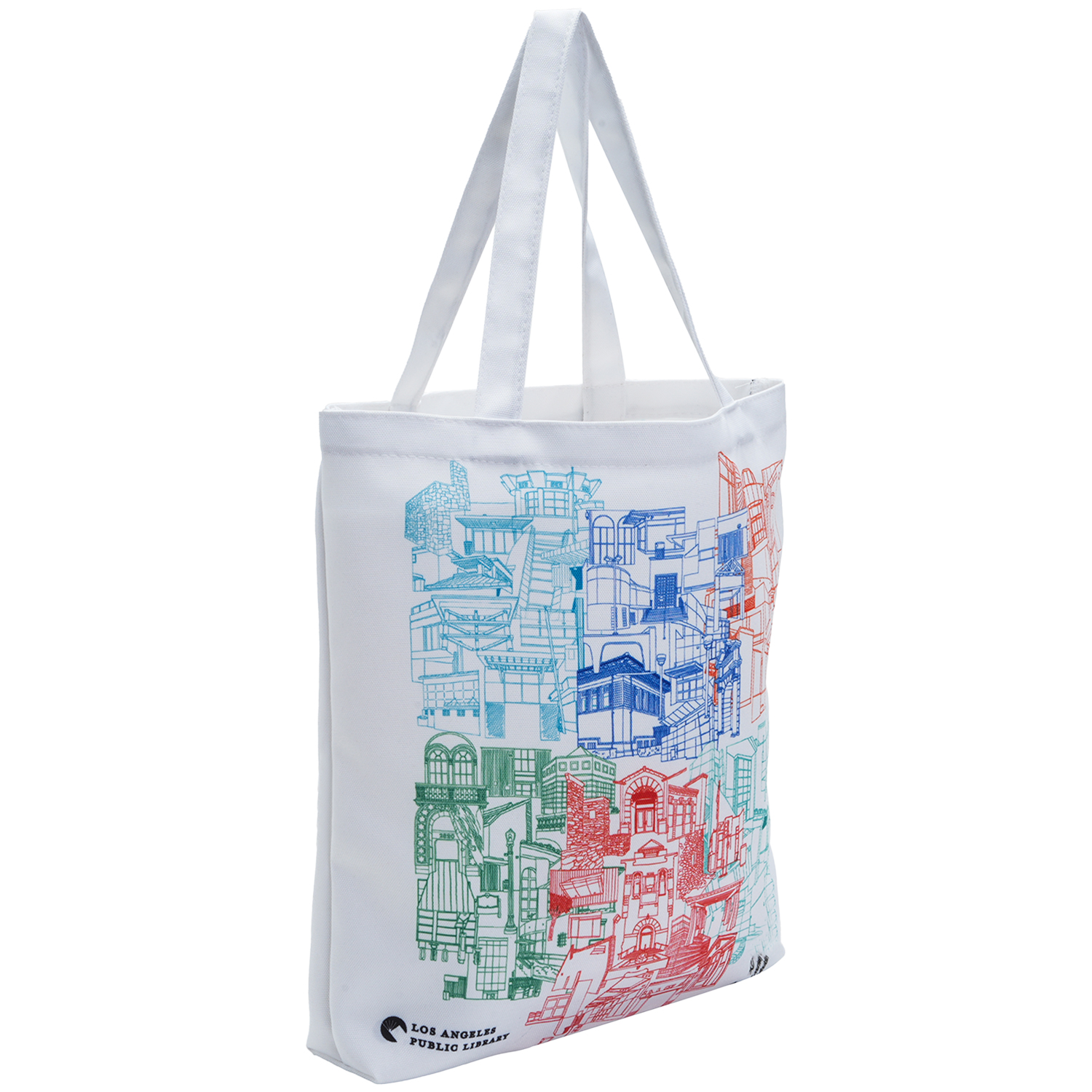 8 Oz. Sublimated Poly Canvas Full Color Tote Bag (14" x 16") 5