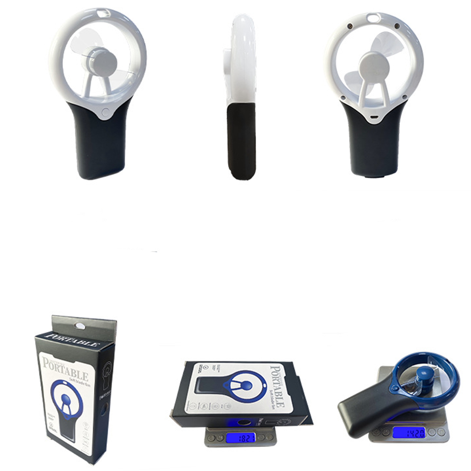 USB rechargeable handheld fan 4