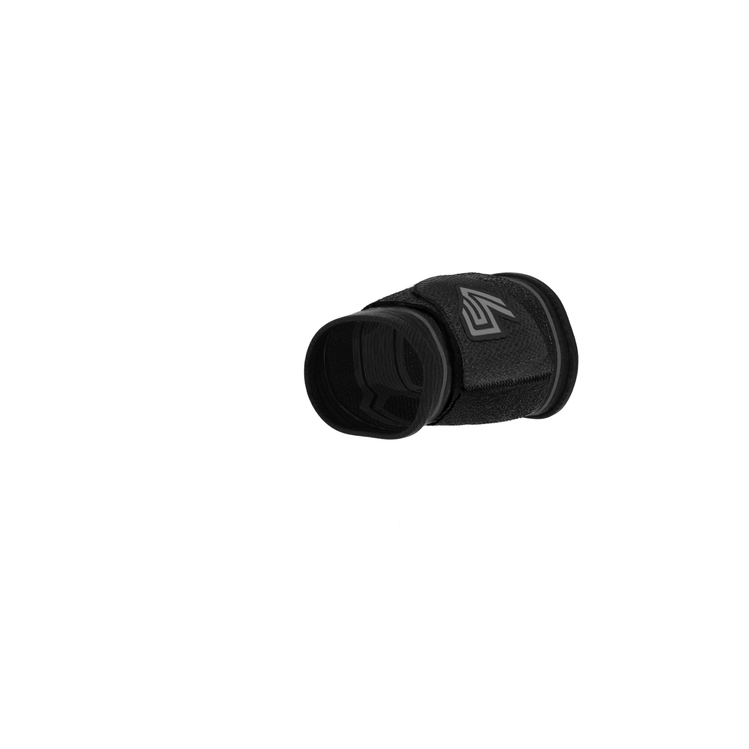Comp Knit Wrist Slv w/Strap Blk/Gry 2