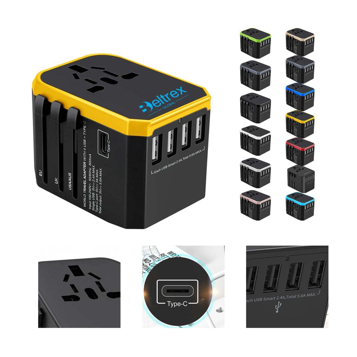 Durable Multi Port Charger for Travel and Home Use 5