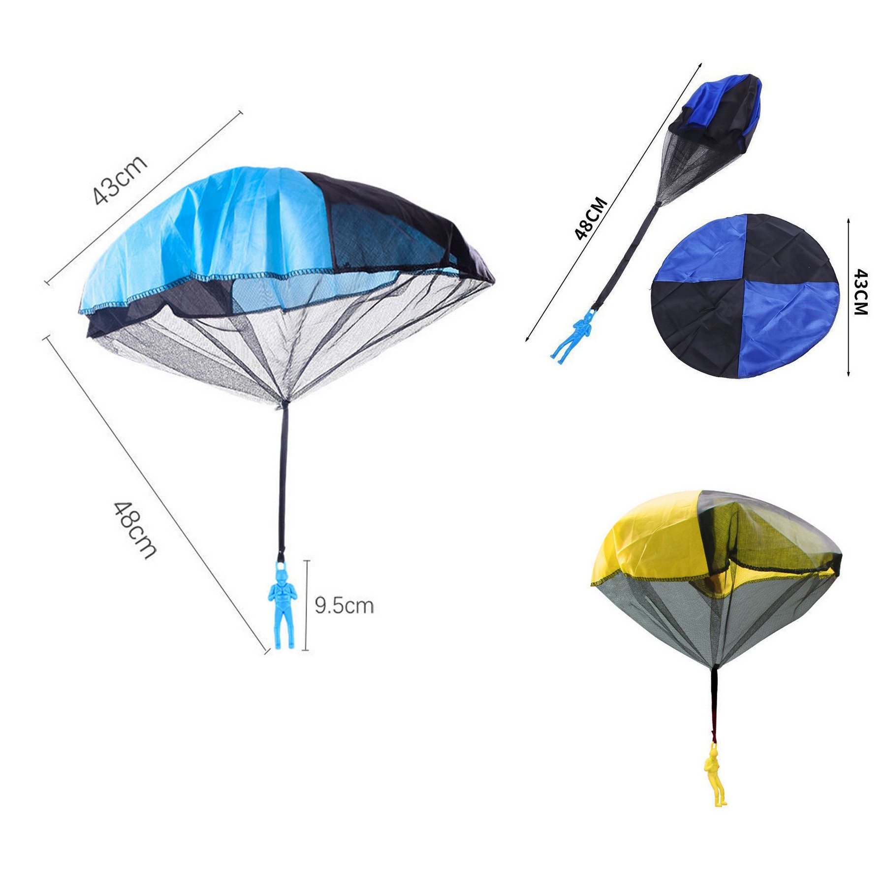 Outdoor Hand Throwing Parachute Toy 2