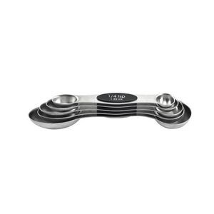 Stainless Steel Magnetic 5 In 1 Dual Measurement Spoons With Silicone Handle 9