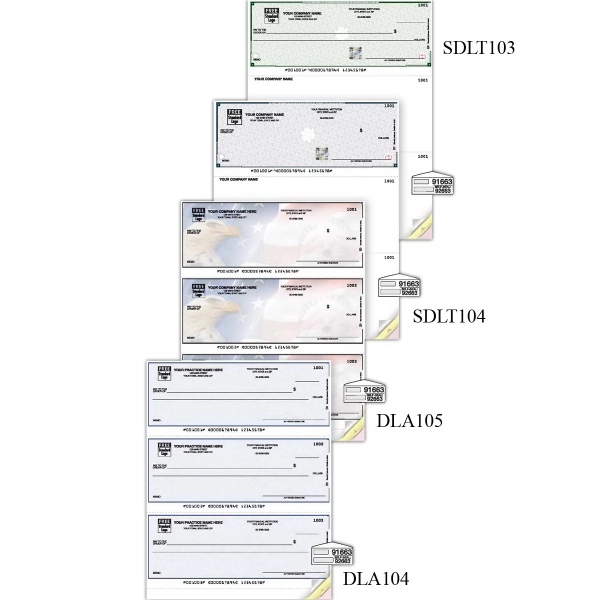High security multipurpose laser voucher checks w/out lines 1